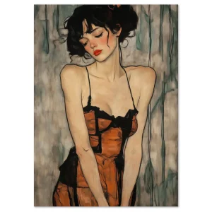 Ethereal Siren's Poise Beauty large wall art