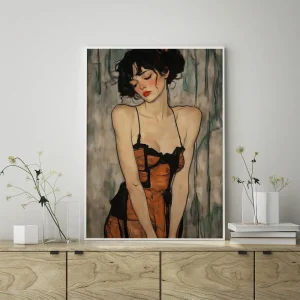 Ethereal Siren's Poise Beauty wall art prints