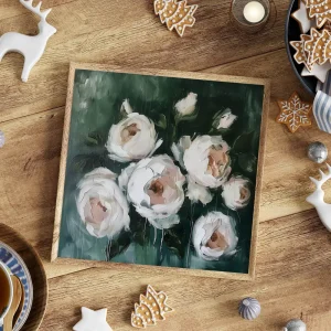 Romantic Peony's Grace Floral wall art prints