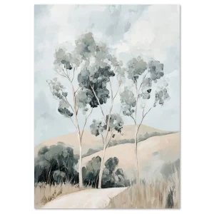 Eucalyptus Valley Whispers Landscape large wall art