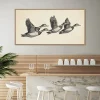 Flight of the Mallards Bird canvas prints
