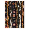 Midnight Desert Patterns Aboriginal large wall art