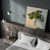 Monstera in Glass Light Leaf canvas prints