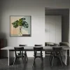 Monstera in Glass Light Leaf poster prints