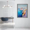Santorini's Vibrant Cliffs Coastal poster prints
