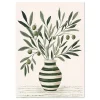 Olive Grove Stillness Leaf large wall art