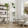 Forest Shapes Duo Leaf canvas prints