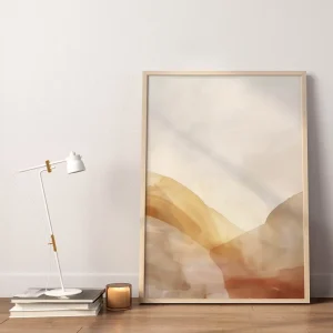 Golden Sands of Dawn Mountains wall art prints