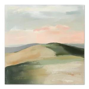 Soft Hills of Tranquillity Landscape large wall art