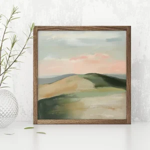 Soft Hills of Tranquillity Landscape wall art prints