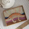 Lizard's Dreaming Path Aboriginal canvas prints