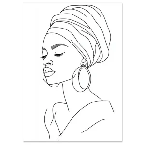 Grace in Her Poise Beauty large wall art