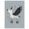 Wings of Playful Paws Kids large wall art
