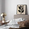 Bold Leaf Silhouette Leaf canvas prints