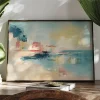 Sunlit Coastal Hues Beach wall art prints