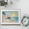 Sunlit Coastal Hues Beach poster prints