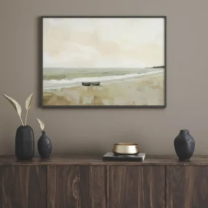 Quiet Shore Haven Beach wall art prints