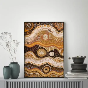 Sacred Earth Rhythms Aboriginal wall art prints