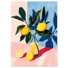 Zesty Citrus Harmony Food large wall art
