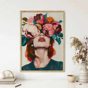Blooming Vision of Her Beauty wall art prints