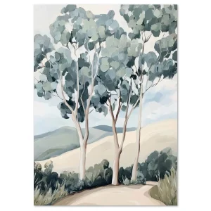Eucalyptus Trail of Calm Forest large wall art