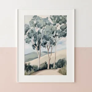 Eucalyptus Trail of Calm Forest wall art prints