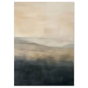 Serenity in the Mist Mountains large wall art