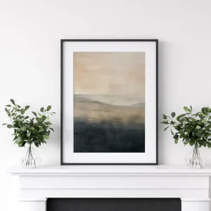 Serenity in the Mist Mountains wall art prints