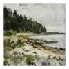 Whispering Coastal Pines Coastal large wall art