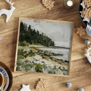 Whispering Coastal Pines Coastal wall art prints