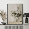 Olive Branch Serenity Leaf wall art prints