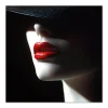 Enigmatic Red Lips Sexy large wall art