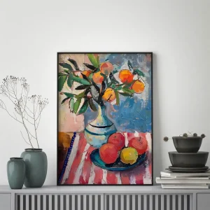 Sunlit Fruit Delight Food wall art prints