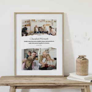 cherished moments collage close up view