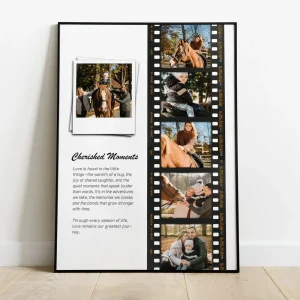cherish the time photo collage close up view