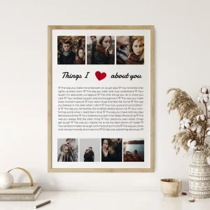 reasons i love you collage close up view