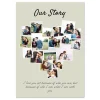 love story photo collage design