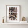 memories photo collage close up view