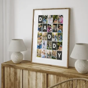 daddy photo collage side view