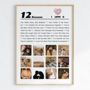 reasons i love you collage close up view