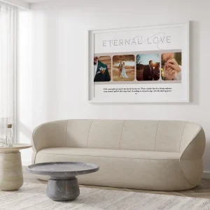 eternal love photo collage side view