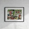 our family photo collage close up view