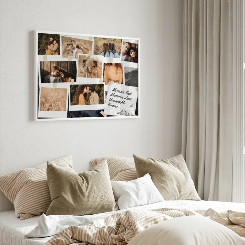 forever love photo collage side view