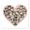 love heart photo collage design