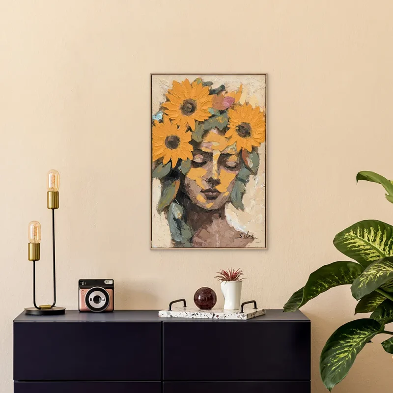 Floral wall decor