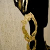 Hand-painted textured art in Brisbane Australia, Ethnic wall hanging decor