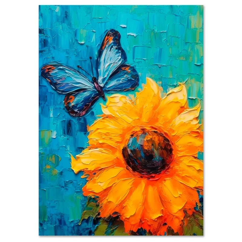 Vibrant Blossom Floral large wall art