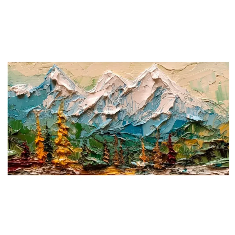 Alpine Majesty Mountains large wall art