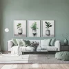Botanical Trio Leaf canvas prints