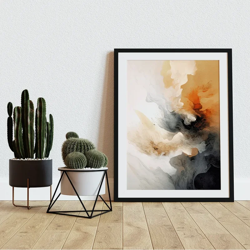 Ethereal Flow Abstract wall art prints